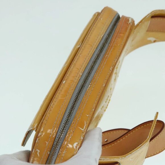 LOUIS VUITTON Monogram Vernis Fulton Waist bag Gris M91041 LV Auth 93161 - Picture 10 of 16